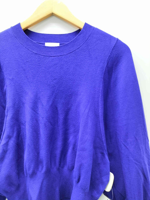 ユナイテッドアローズグリーンレーベルリラクシング UNITED ARROWS green label relaxing W/AC パフニット クルーネック プルオーバー ―ウォッシャブル― レディース